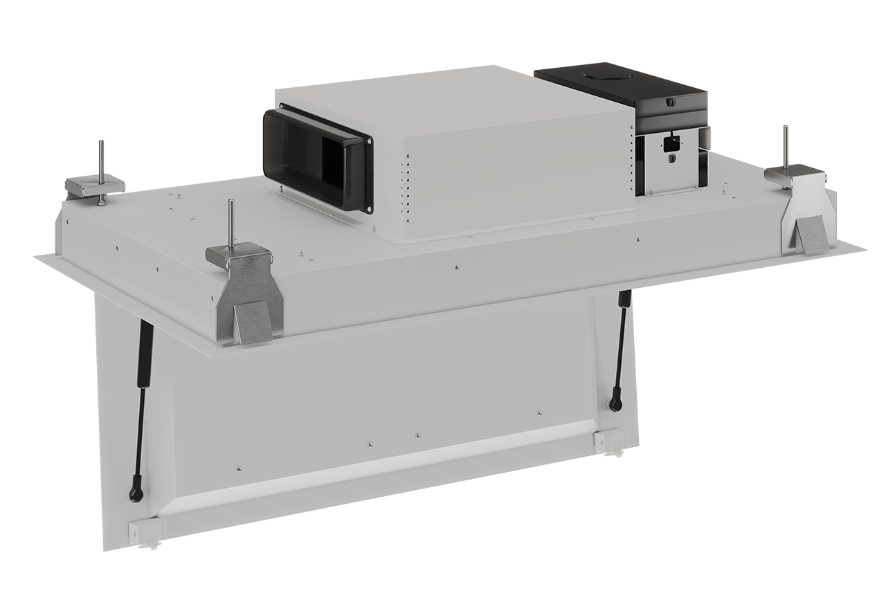 Passat Medio II - 90x50 cm - blanco con motor