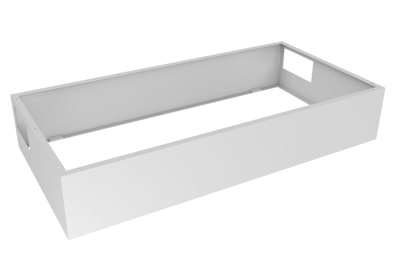 Podium techo Blanco 900 mm. Altura (255 mm) para Recirculación