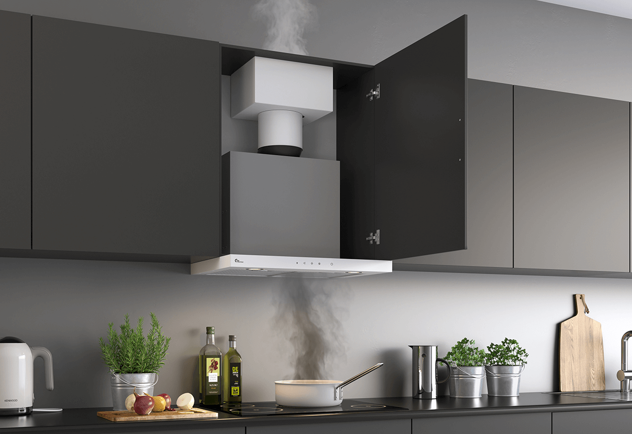 Super Silent GT 600 mm Blanco Con motor