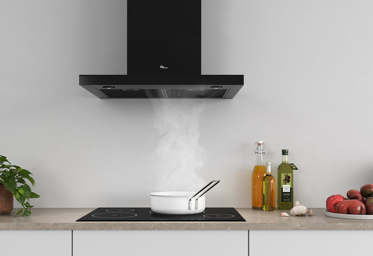 Design Line 8001 - 60 cm - pared - negro - Smarthome