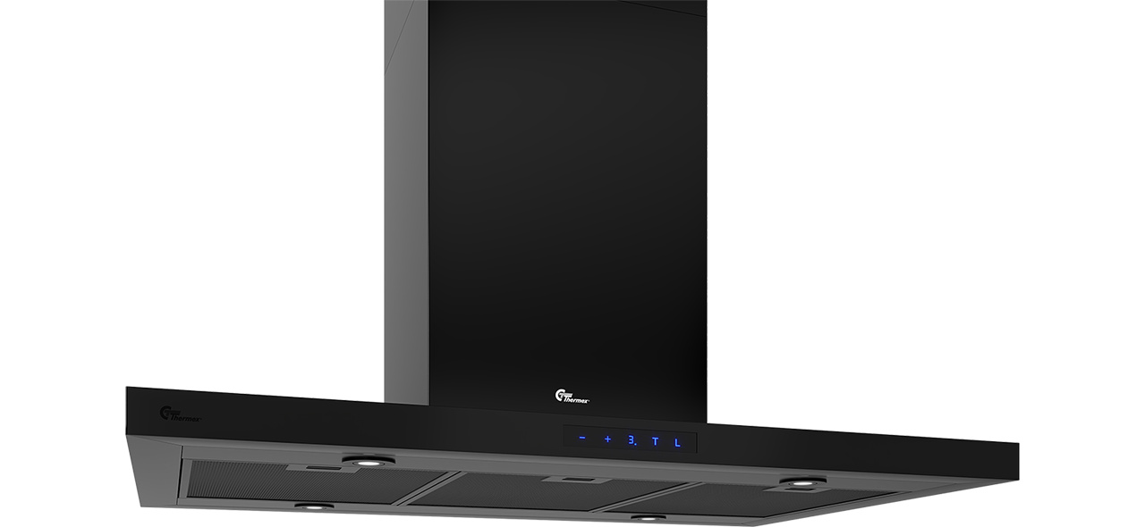 Harwich II Isla 900 mm Negro sin motor