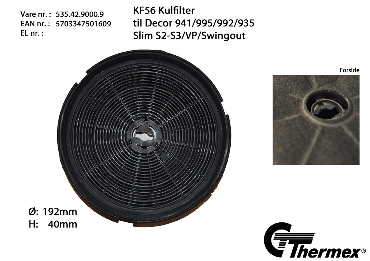 Filtro de Carbón SlimS4/London/Decor 942 ( Juego )