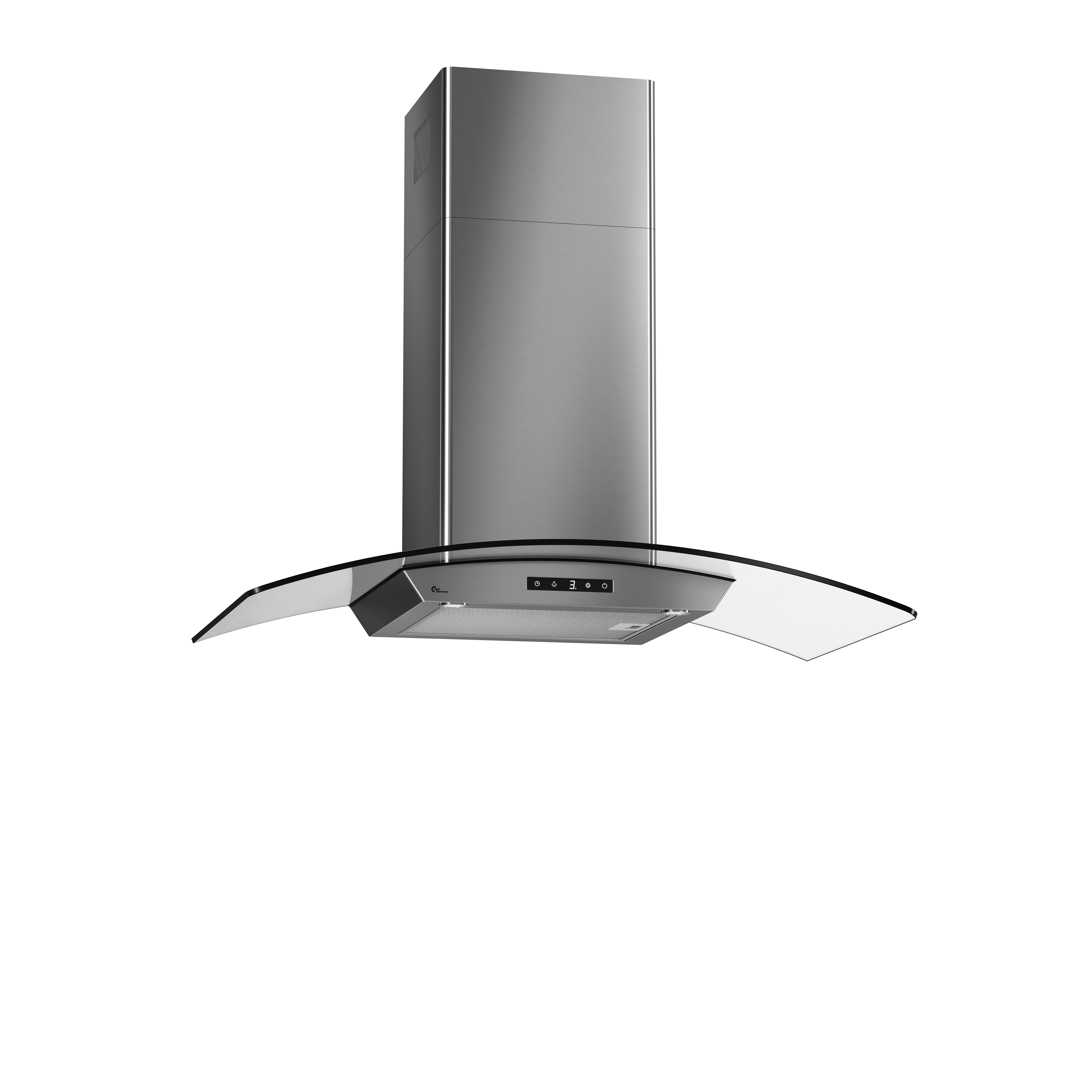 Derby II 900 mm Inox/cristal Con motor